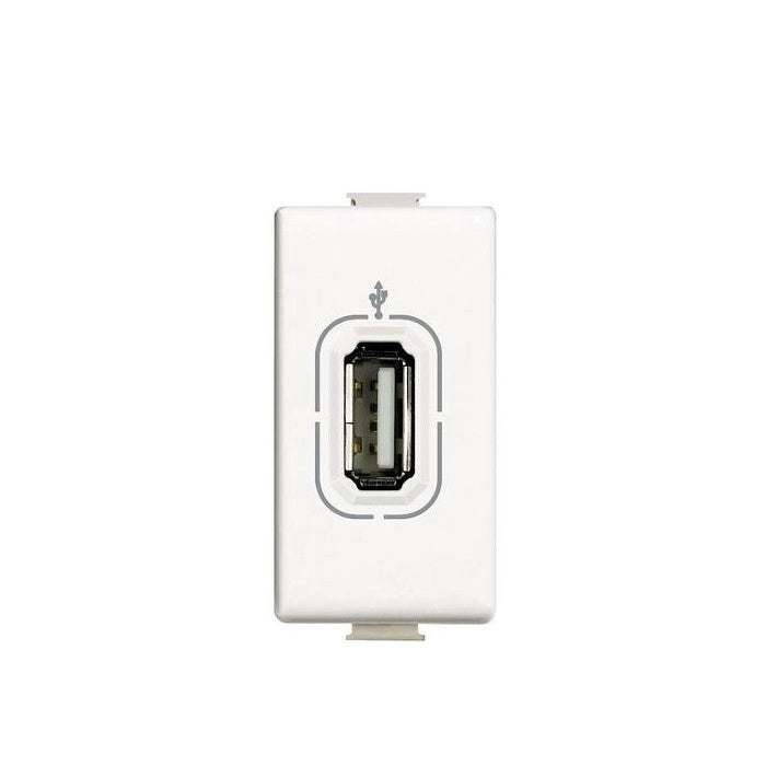 PRESA STANDARD USB Bianco - EC ELETTROCANALI