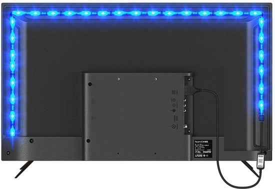 Striscia LED 2m con sincronizzazione musicale Bluetooth per TV e decorazione