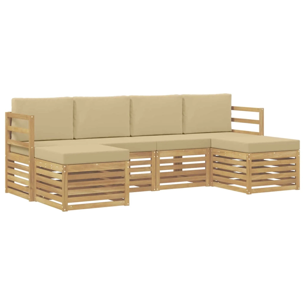 Set divani Legno di Acacia Massello 3392258