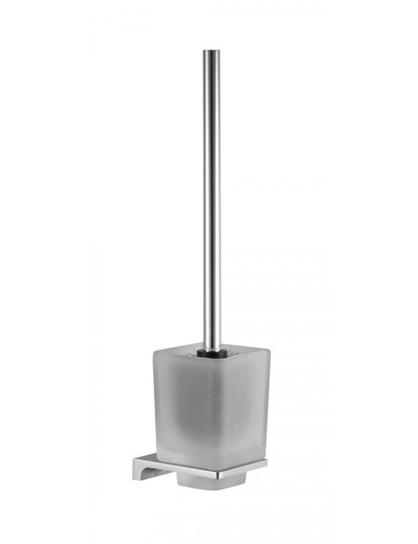 Scopino a muro NIL in ottone cromato e vetro H.36,5 cm