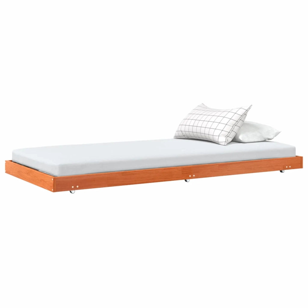 Struttura del letto Marrone cerato 90 x 200 cm Pino massello 864058