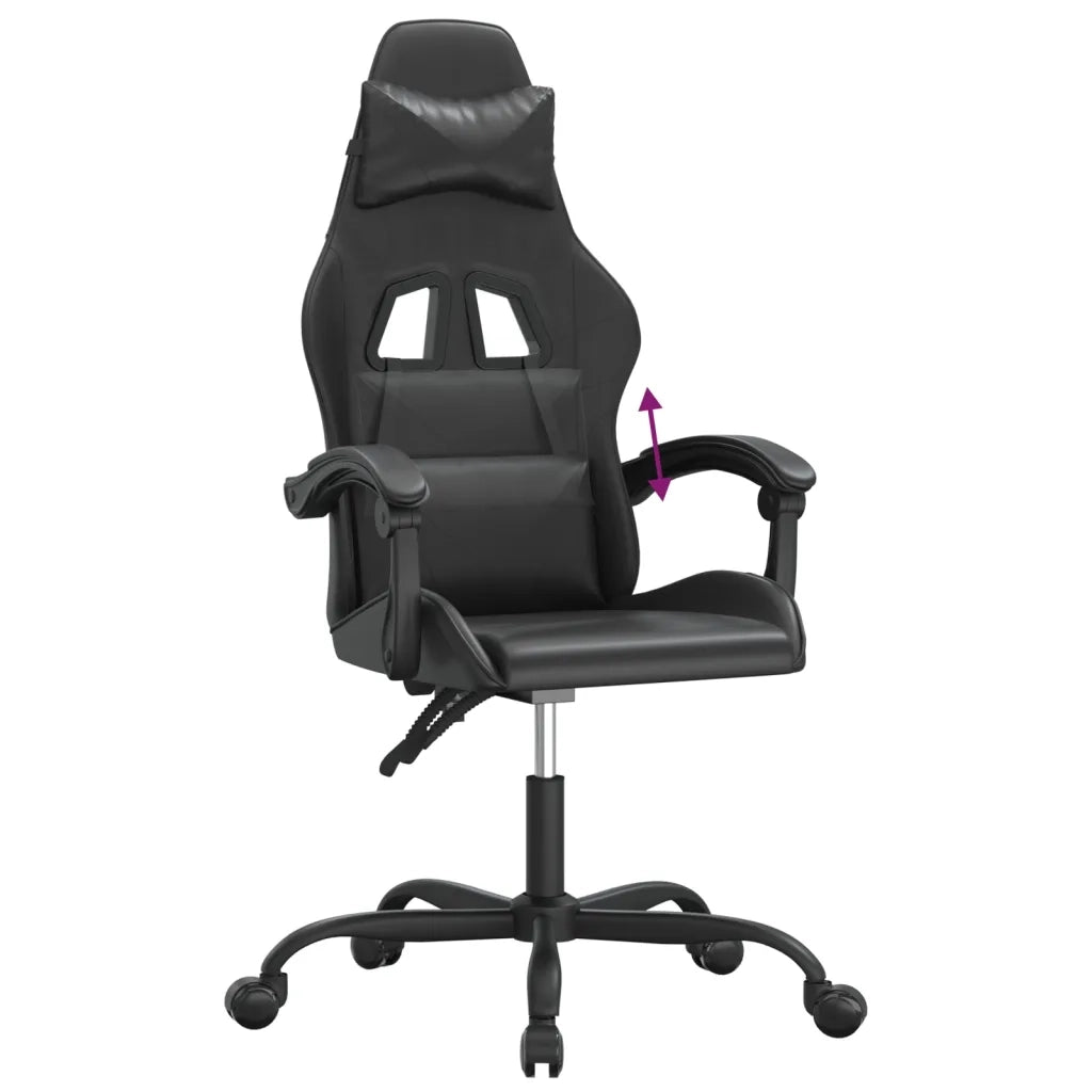 Sedia da Gaming Nera in Similpelle 3143850