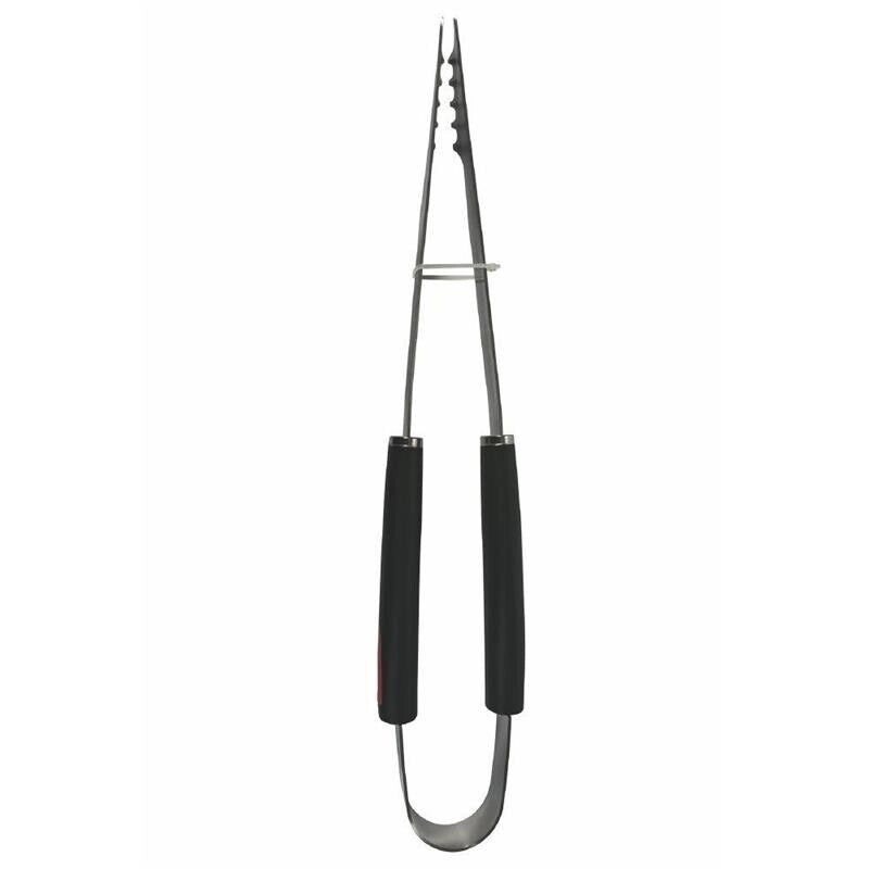 SET 3 UTENSILI BARBECUE ACCIAIO