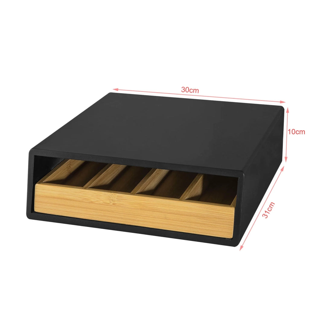 Contenitore Porta Capsule e Cialde Caffè Nespresso 4 scomparti,FRG280-SCH