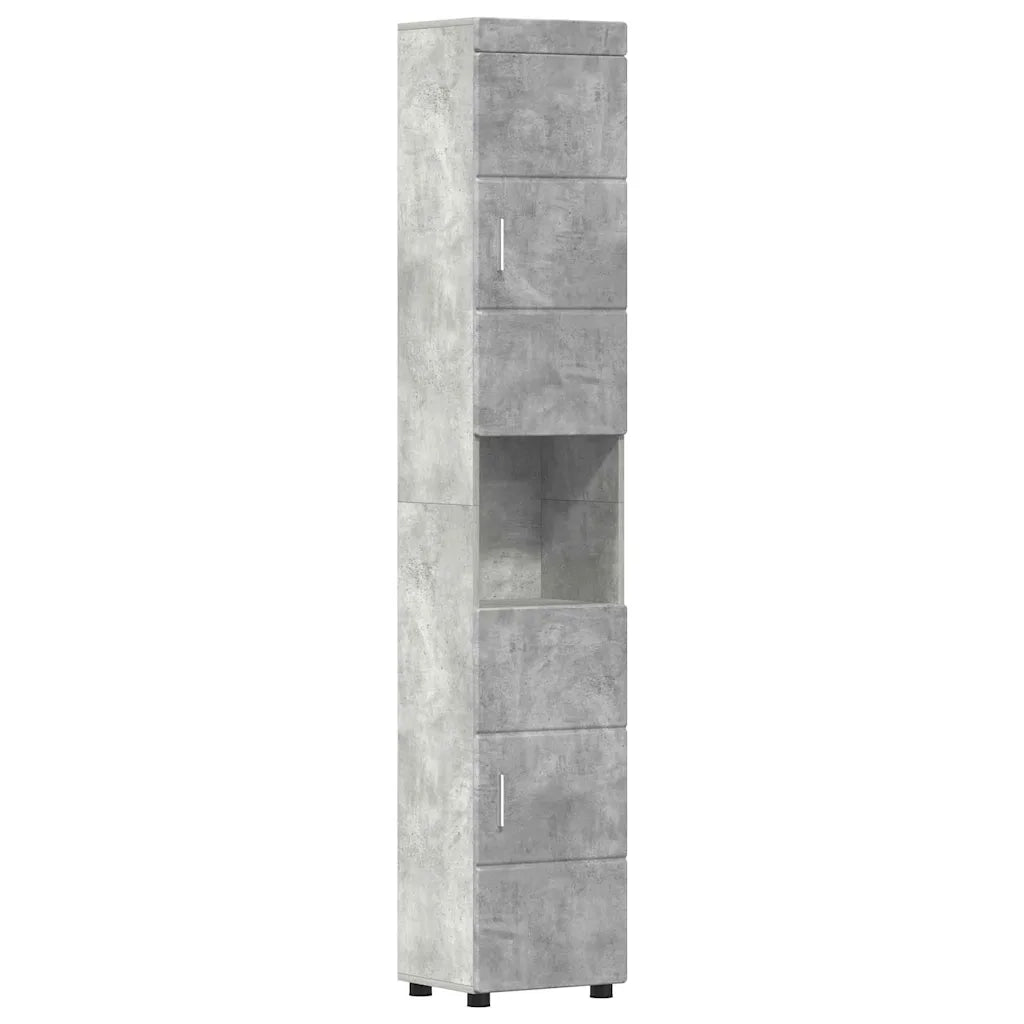 Set di mobili per il bagno TULUM 5 pcs Grigio cemento 3398057