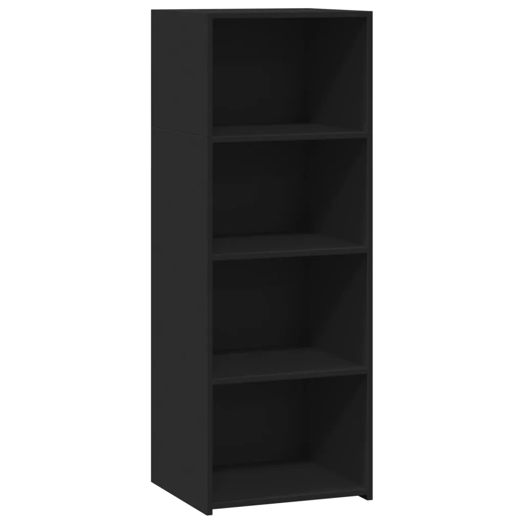 Credenza Nera 45x41x124cm in Legno Multistrato 846391