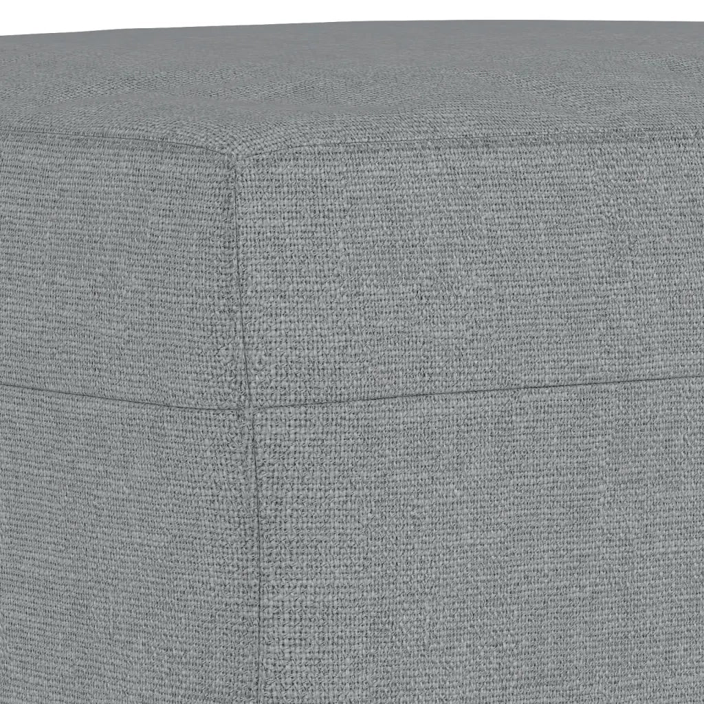 Set Divani 4 pz con Cuscini Grigio Chiaro in Tessuto 3201794