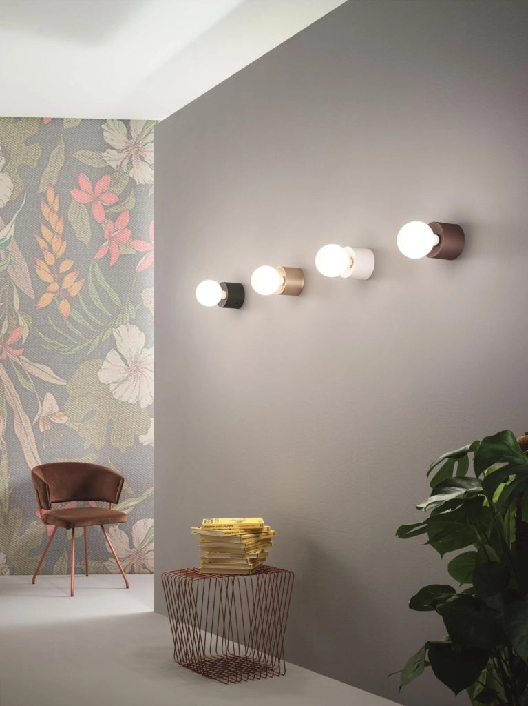 PLAFONIERA BOW 1 LUCE ATTACCO E27 ORO  LAMPADINA NON INCLUSA
