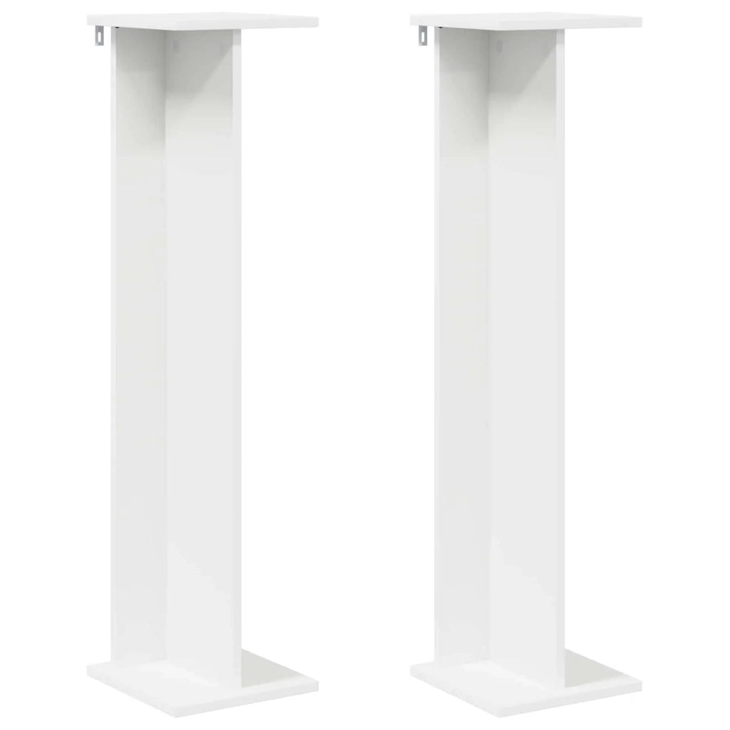 Supporto per piante 2 pz Bianco 25 x 25,5 x 100,5 cm 899627