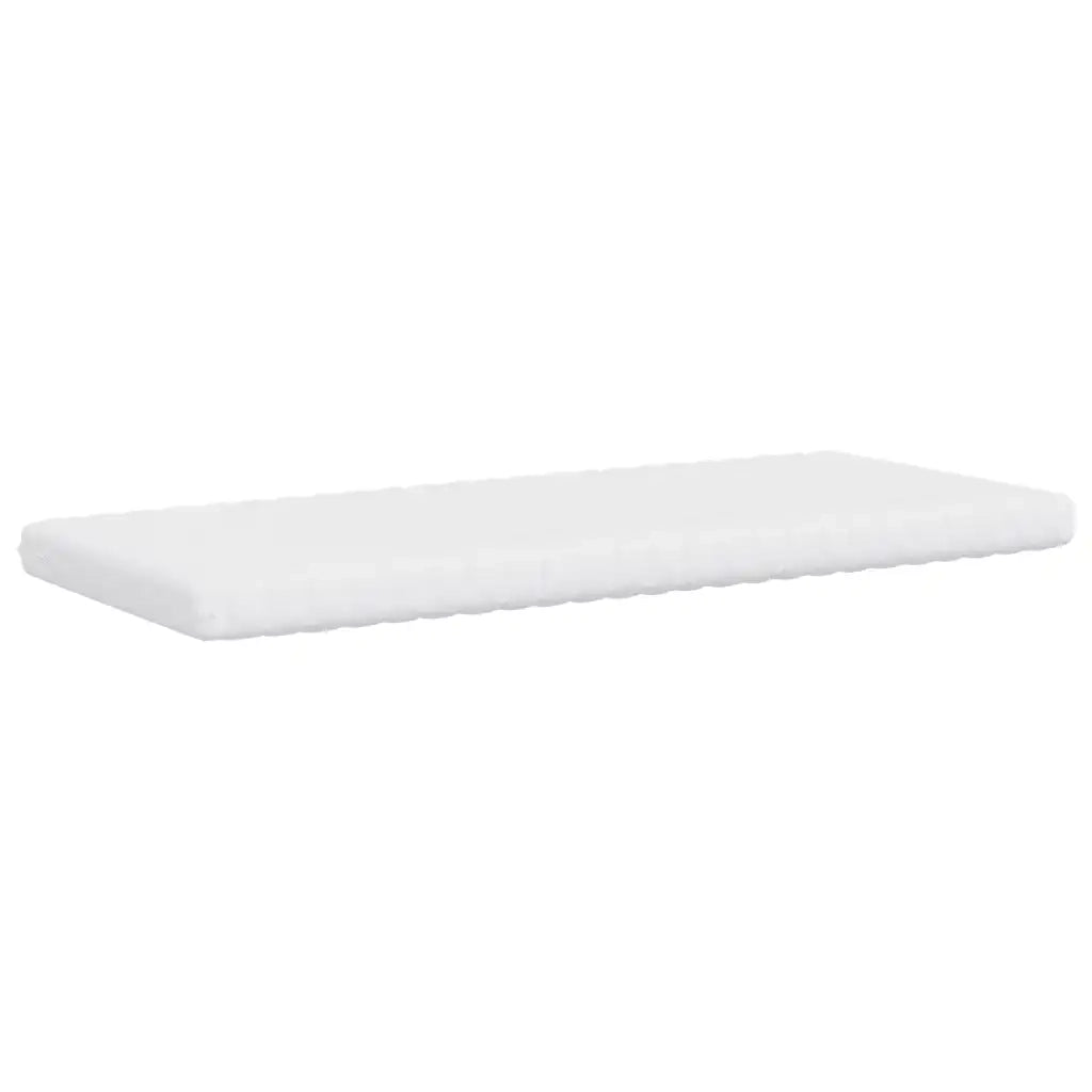 Materasso in Schiuma Bianco 90x220 cm 7 Zone Durezza 20 ILD 4016655
