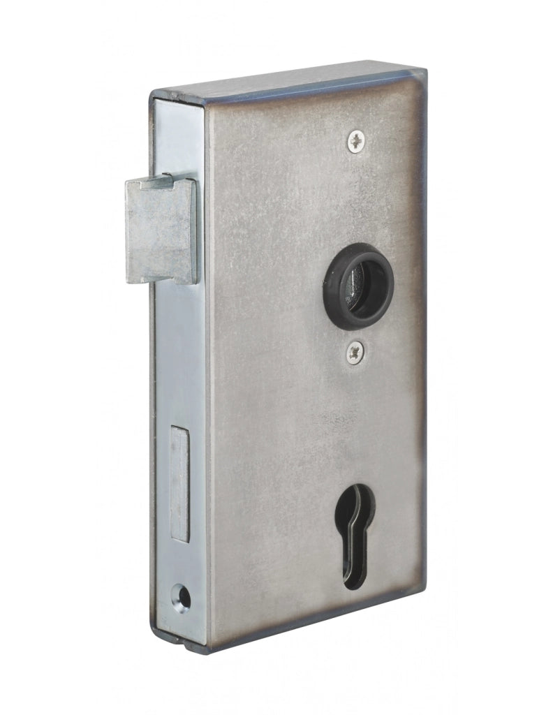 Serratura verticale da saldare a doppia entrata per cancello, asse 60 mm, tubo quadro – THIRARD