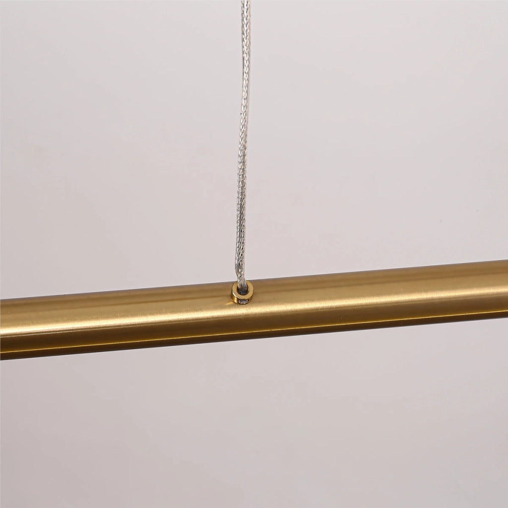 Lampada a sospensione LED Meleca 36W oro/bianco telecomando