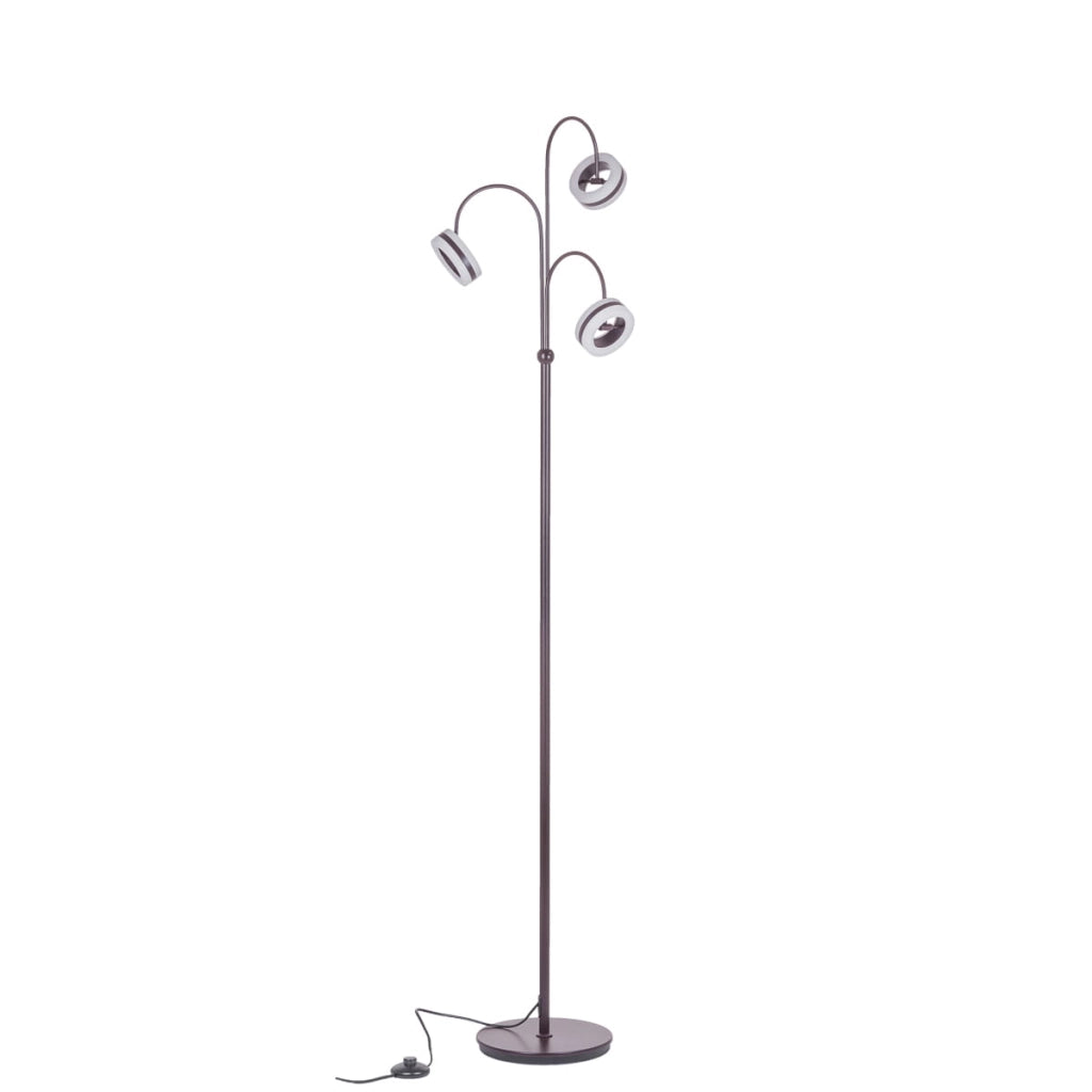 Lampada da terra Italux Metis LED loft bronzo 14,4W