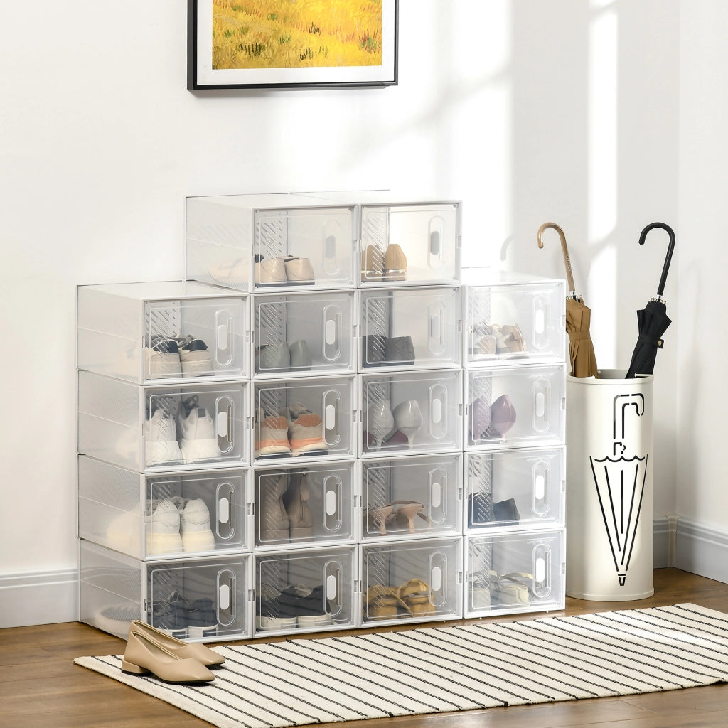 Armadio Scarpe Modulare ¨C Minimal ¨C Bianco 25x35x19 cm