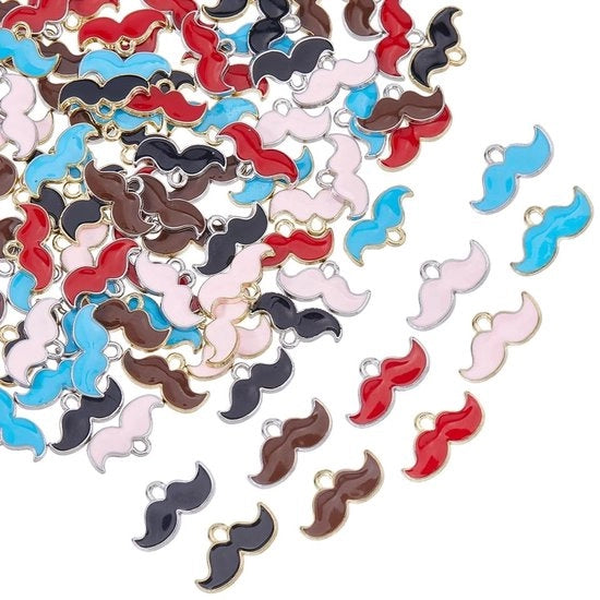 80 pezzi di pendenti da orecchio in 10 colori per accessori