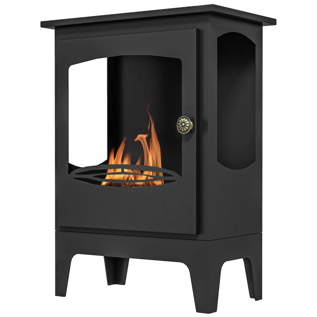 Caminetto a bioetanolo ¨C zephmum ¨C nero 39x26x54 cm