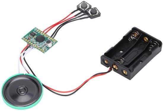 Modulo di Suono 4 Minuti Riscaldabile - Box di Musica - Carte di Auguri - Scatole di Regalo - Facile da Installare - Alimentato a Batterie