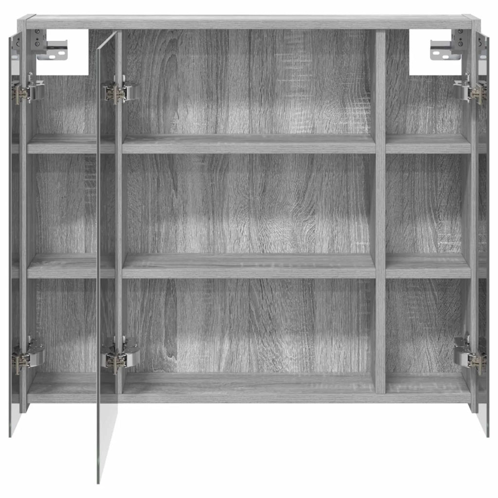 Mobiletto per specchio da bagno Grigio Sonoma 889172
