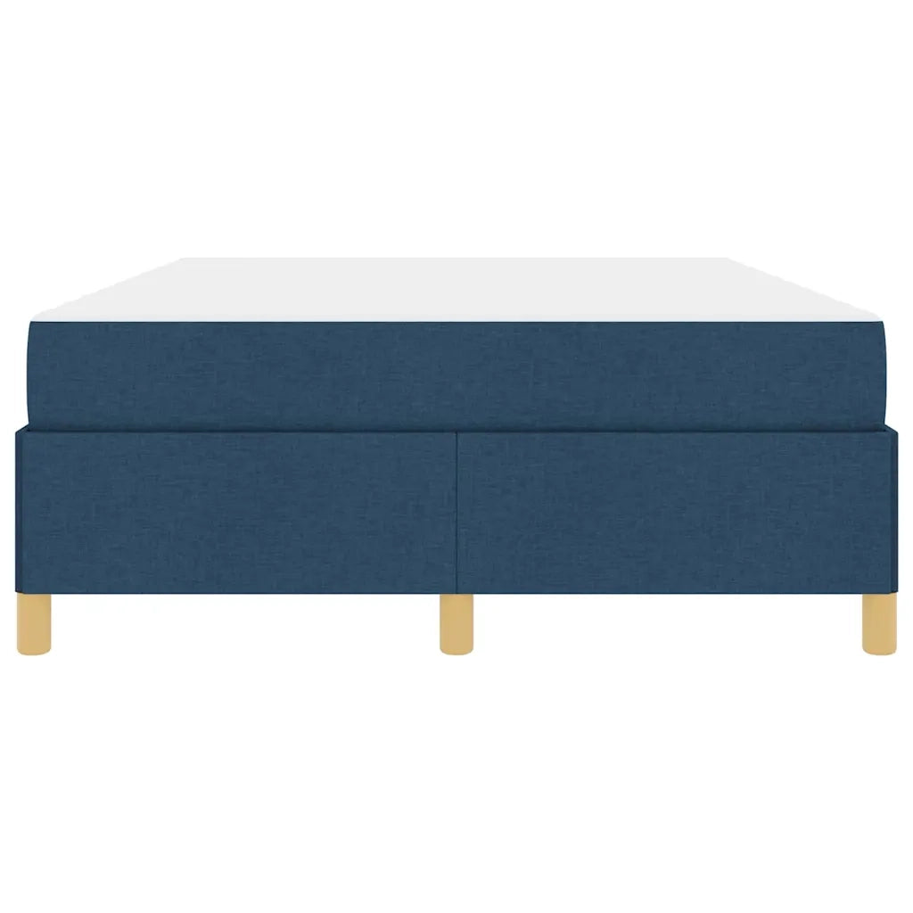 Struttura del letto con materasso Blu 160 x 200 cm Tessuto 3398954