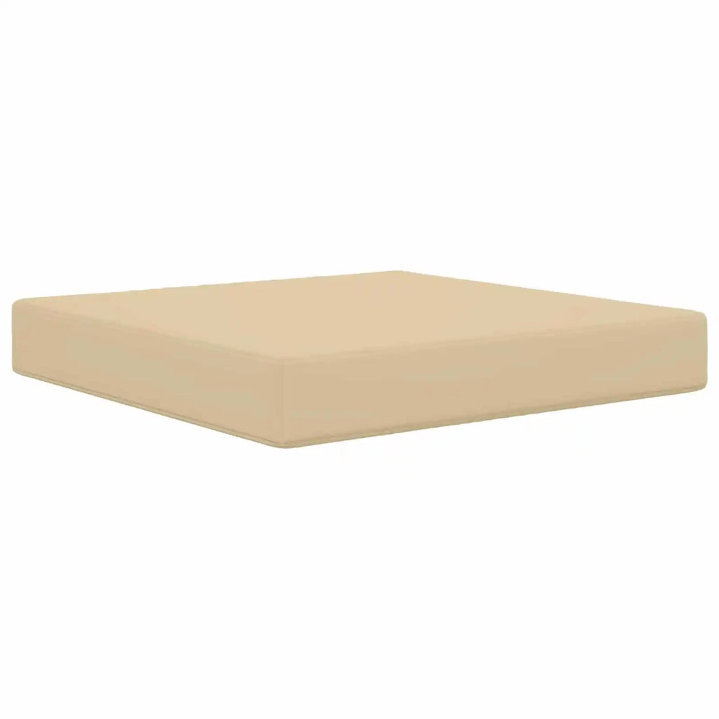 Cuscino per divano da esterno Beige 60 x 60 x 8 cm Poliestere 900696