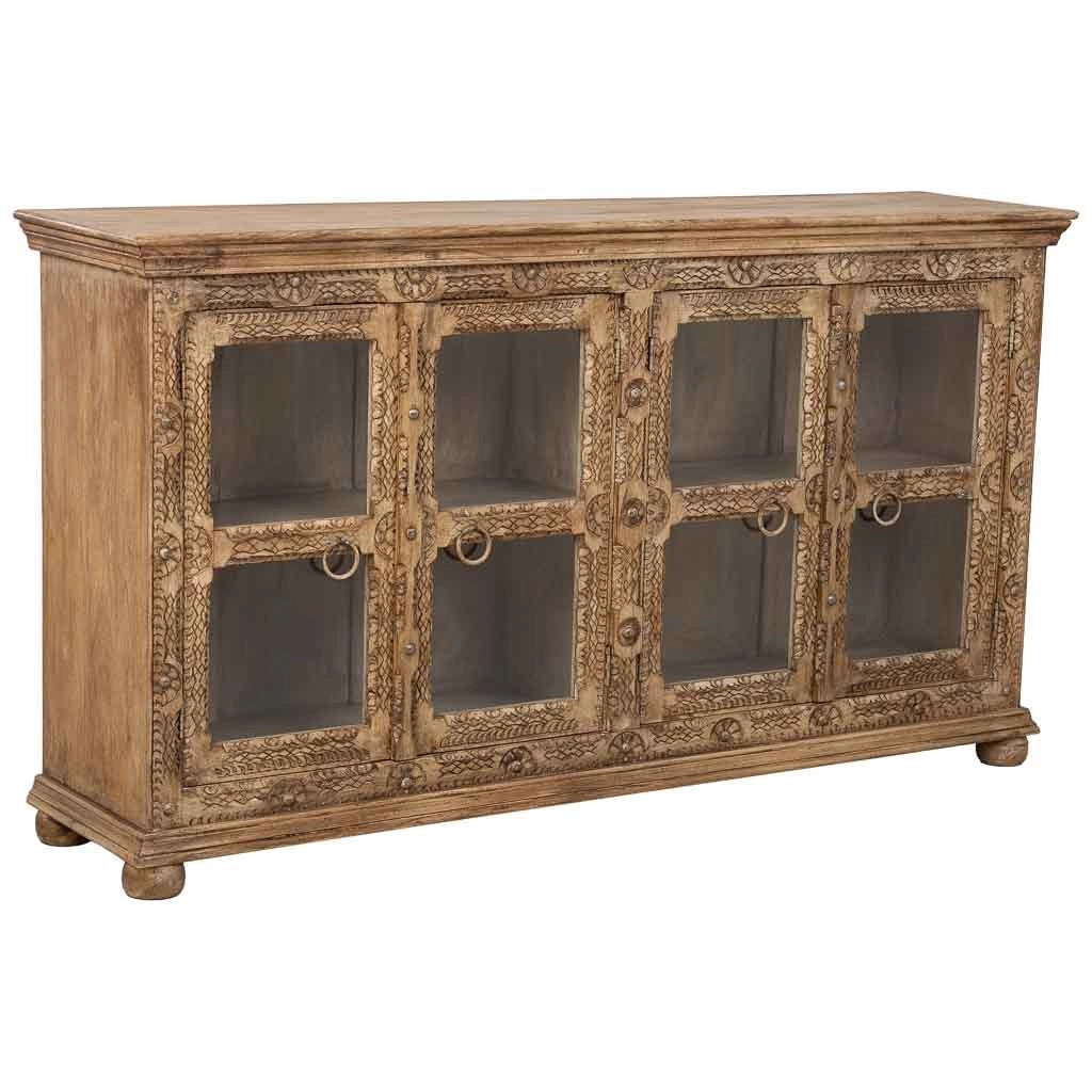 Credenza in legno marrone 180x43x100