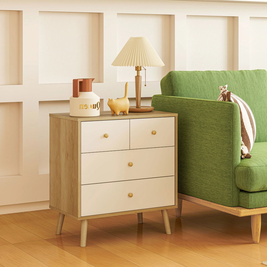 Cassettiera ¨C Minimal ¨C Robe e Bianco 60x35x65