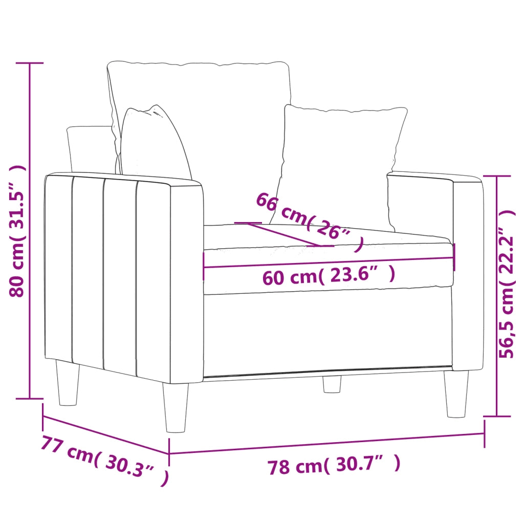 Poltrona | Sedia Relax Rosa 60 cm Velluto