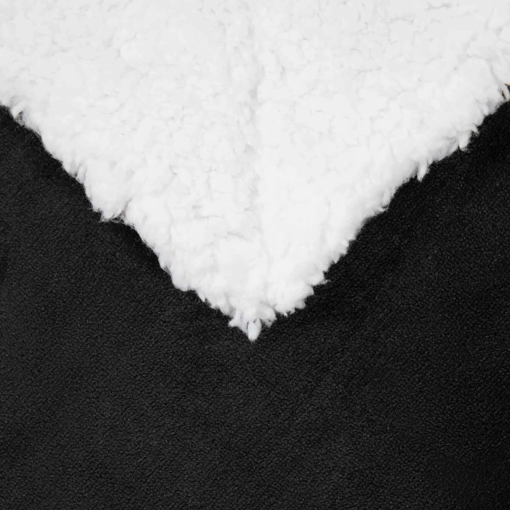 Coperta Nero 130 x 150 cm Panno