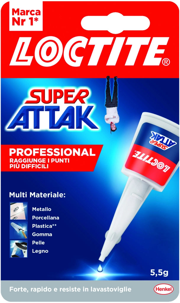 Henkel COLLA SUPER ATTAK PROFESSIONAL gr. 5,5 24.00 pz