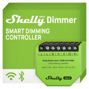 Shelly Dimmer Gen3 Dimmer Smart Wi-Fi per Illuminazione, Regolazione Intelligente della Luminosità, Controllo da App, Compatibile Alexa e Google Home, Automazione Smart Home
