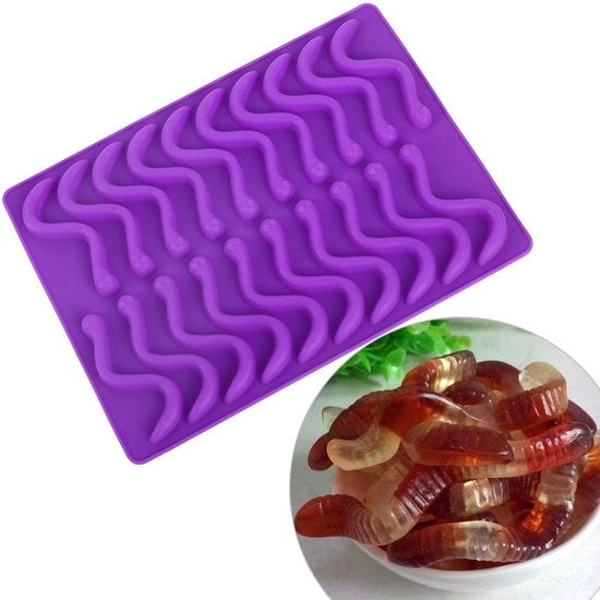 Silicone Mal con Gomma - Forma Sferica - Ideale per la Cioccolata - Attrezzo da Cucina - Bordo Liscio - Muffiniera