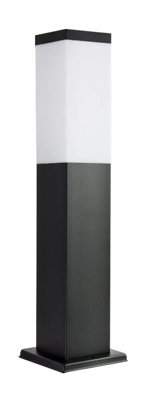 Paletto giardino quadrato 45cm E27 nero IP44 SU-MA