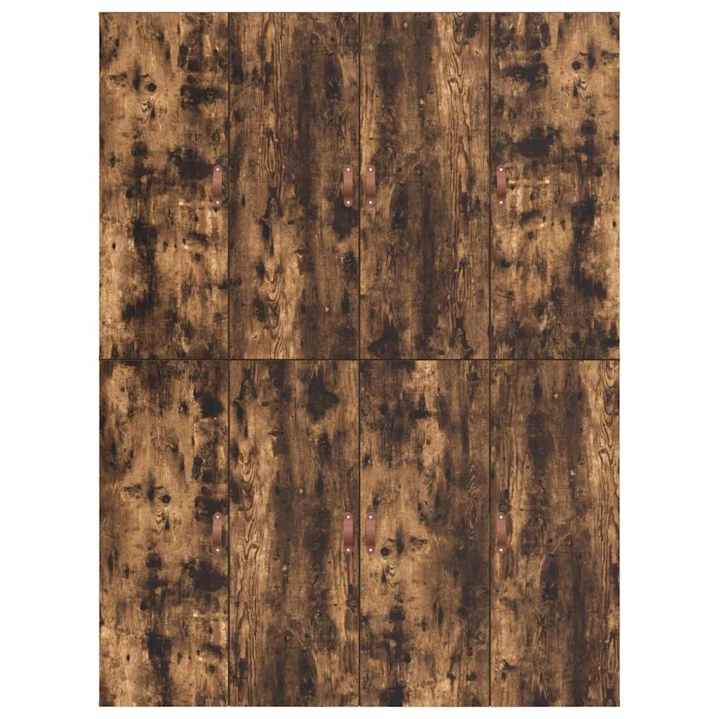 Struttura letto con contenitore Rovere fumé 140 x 190 cm 3335433