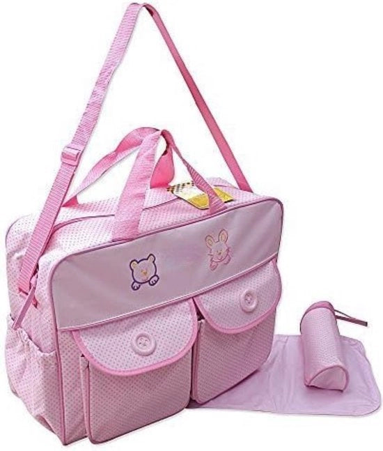 Set di cura per bambole - 50 x 37 x 20 cm - Rosa
