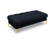 Cosmopolitan Design - Panca "Bali" 2 posti in velluto blu scuro 