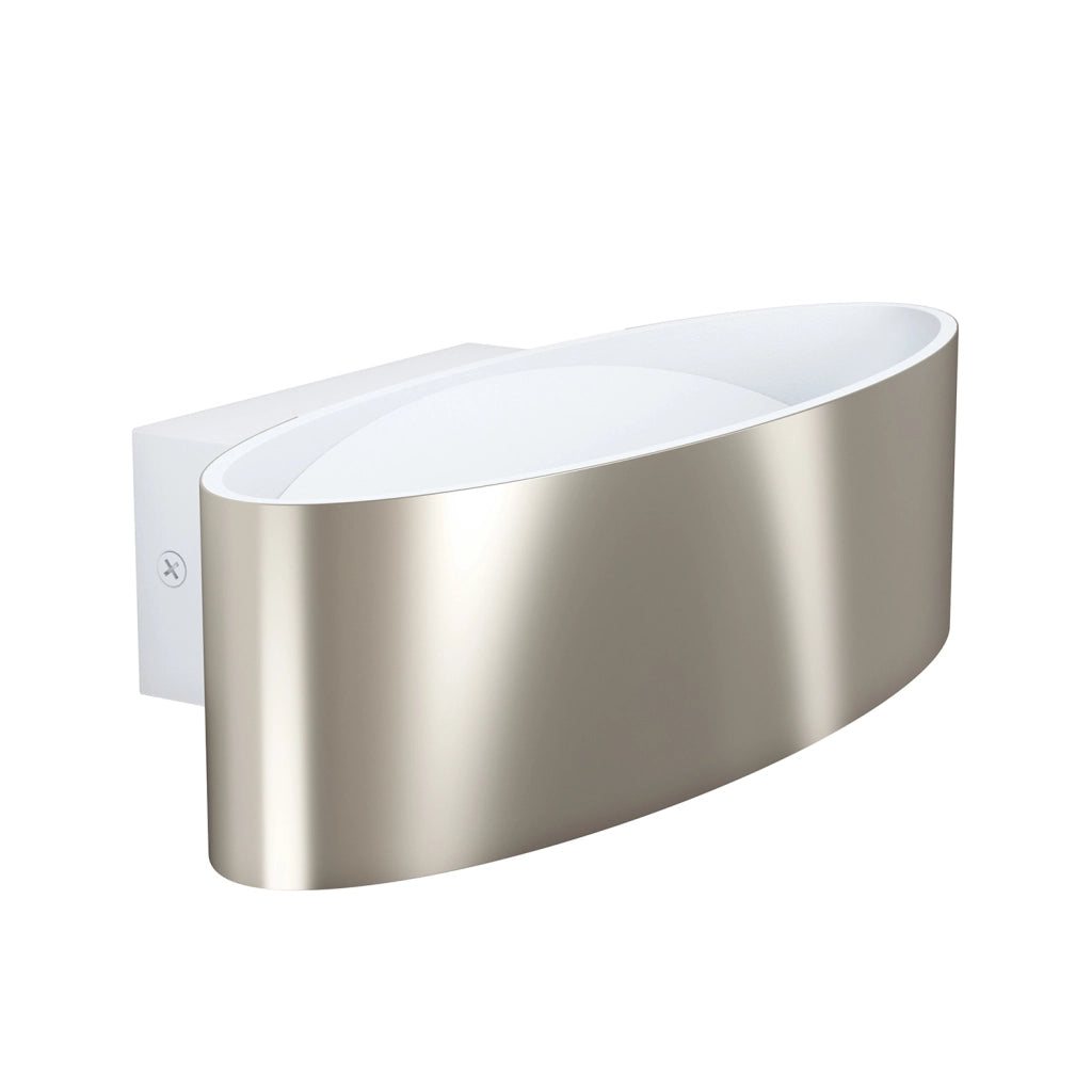 Applique Minimal Maccacari Alluminio Bianco Led Integrato 10W