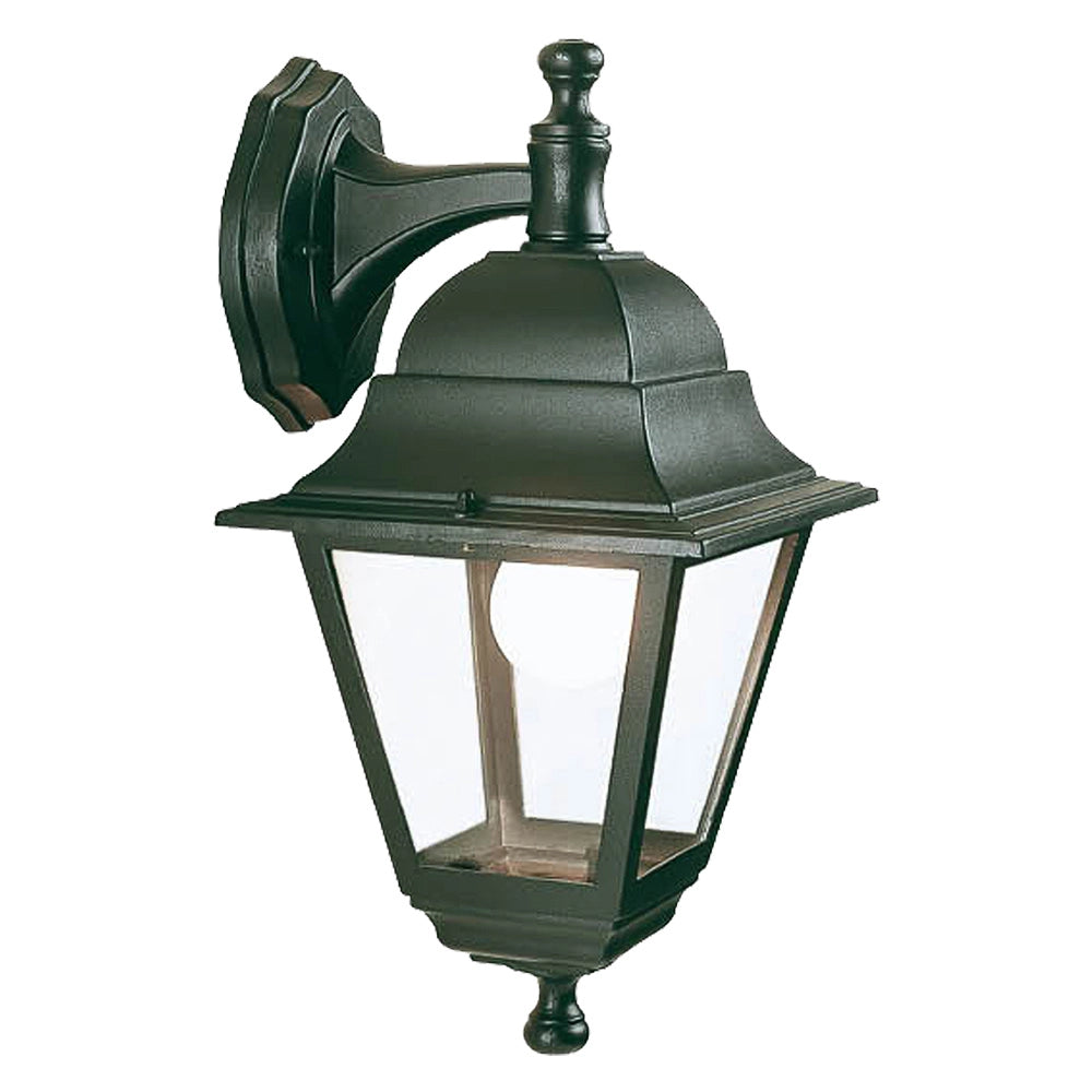 LANTERNA 'OLD' in basso - cm 37 x 18 x 20 nero  - I-LUCE BY SOVIL