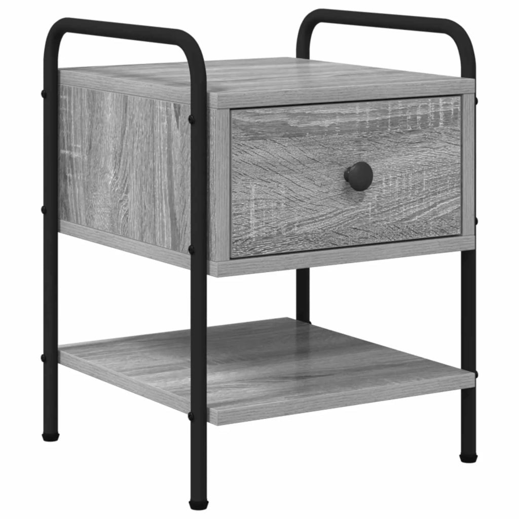 Armadio da Notte Sonoma grigio 35 x 36,5 x 47 cm 8007665