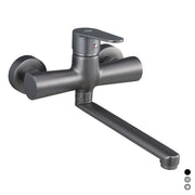 Miscelatore monocomando lavello a muro DH nero opaco