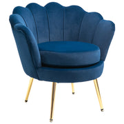 Poltrona Relax ¨C Zephmum ¨C Blu, Tessuto, 76x67x74cm