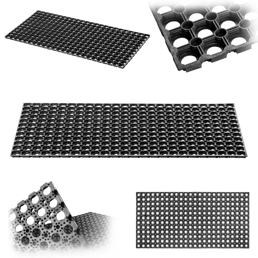 Zerbino d'ingresso KADAX, tappetino universale per scarpe, 100x50 cm, gomma