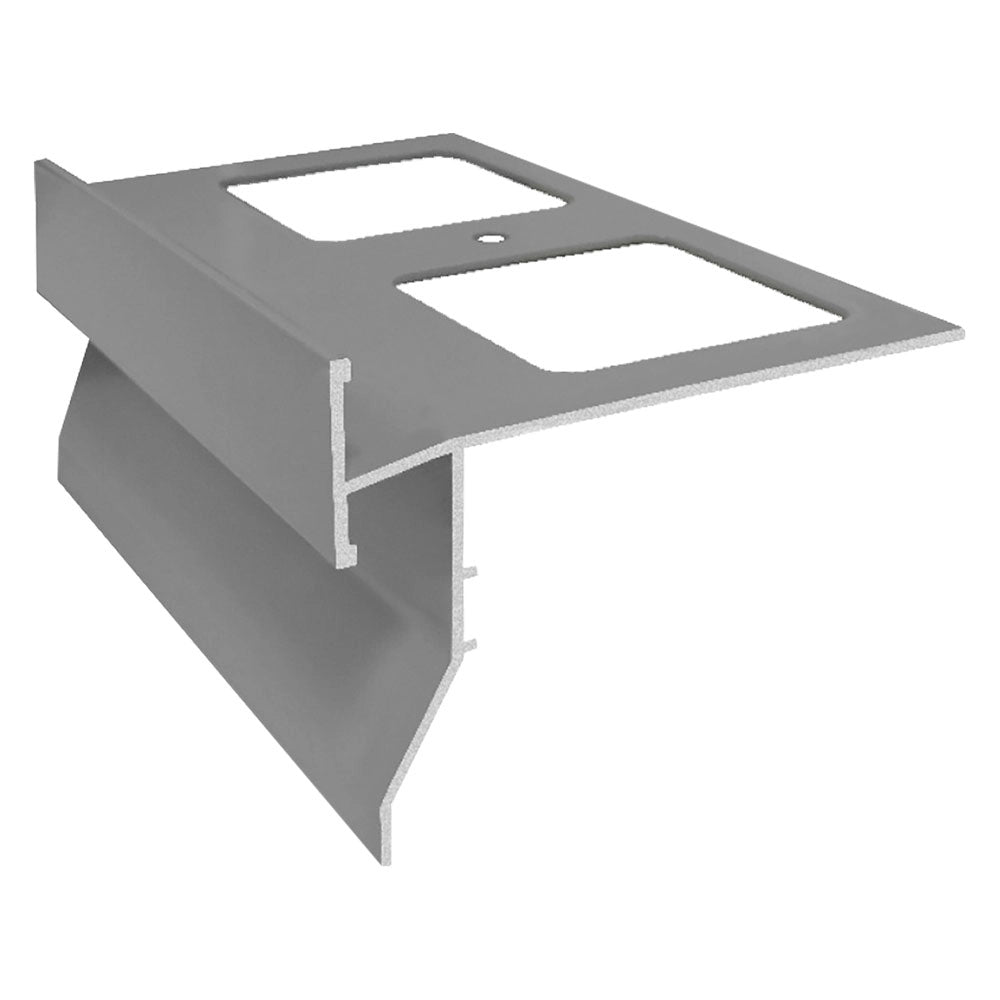 GOCCIOLATOIO PER BALCONI/TERRAZZE 'TOP' plastica - largh. 85 mm / lungh. 2,6 mt colore grigio