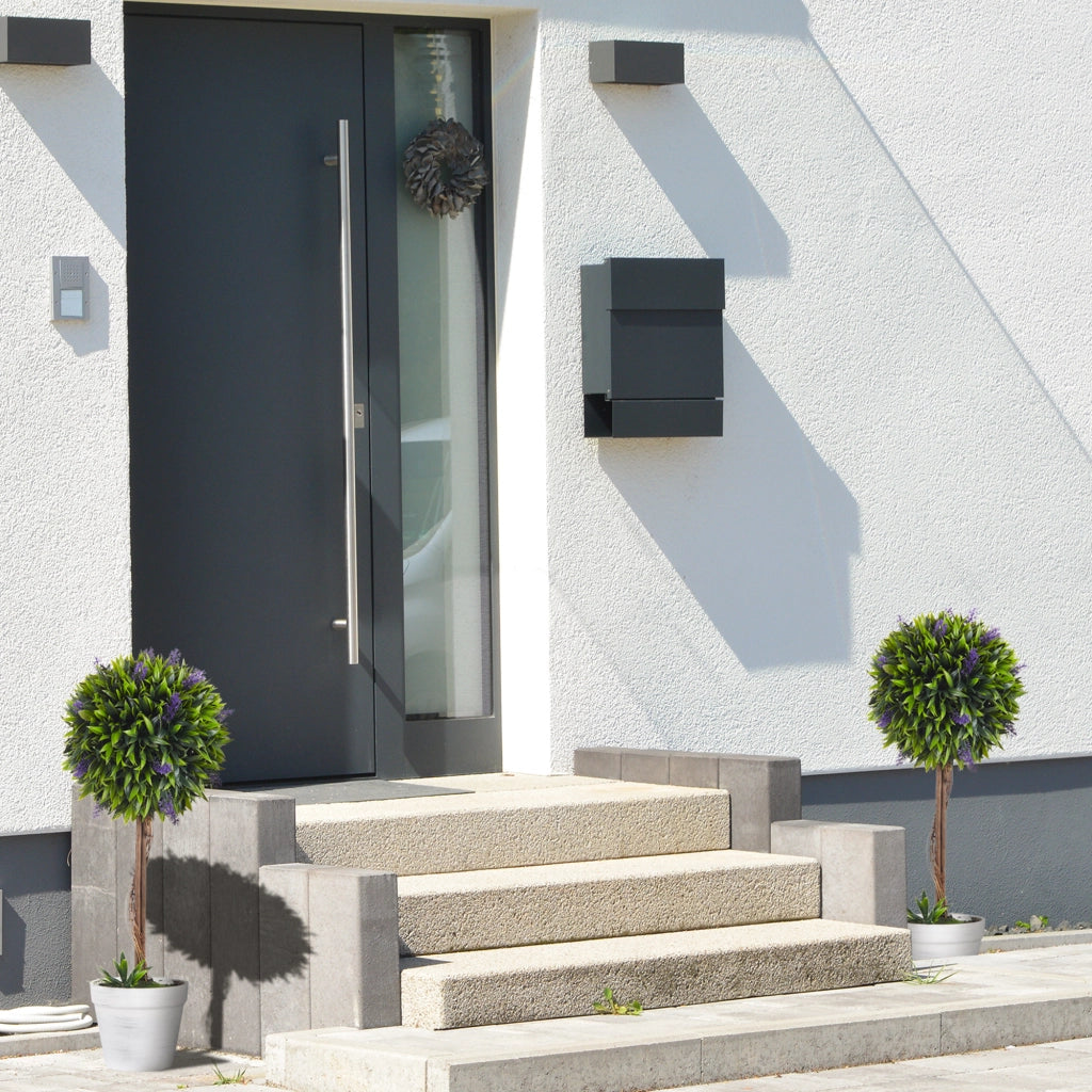 2 Piante Artificiali Lavanda con Vaso ¨C zephmum ¨C Verde 60 cm