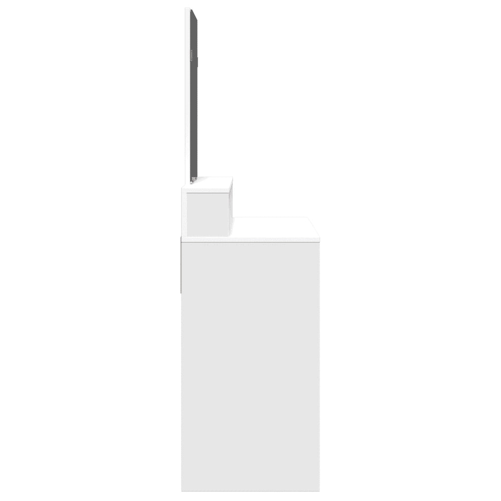 Toeletta con Specchio Bianco 80x41x144,5 cm 848171