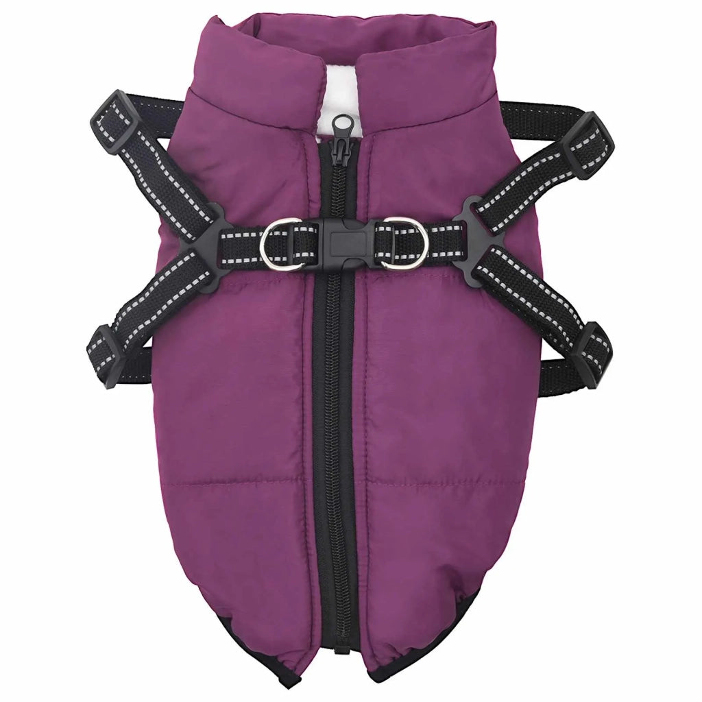 Cappotto per Cani Viola L36 Pile e Poliestere CFW8670095