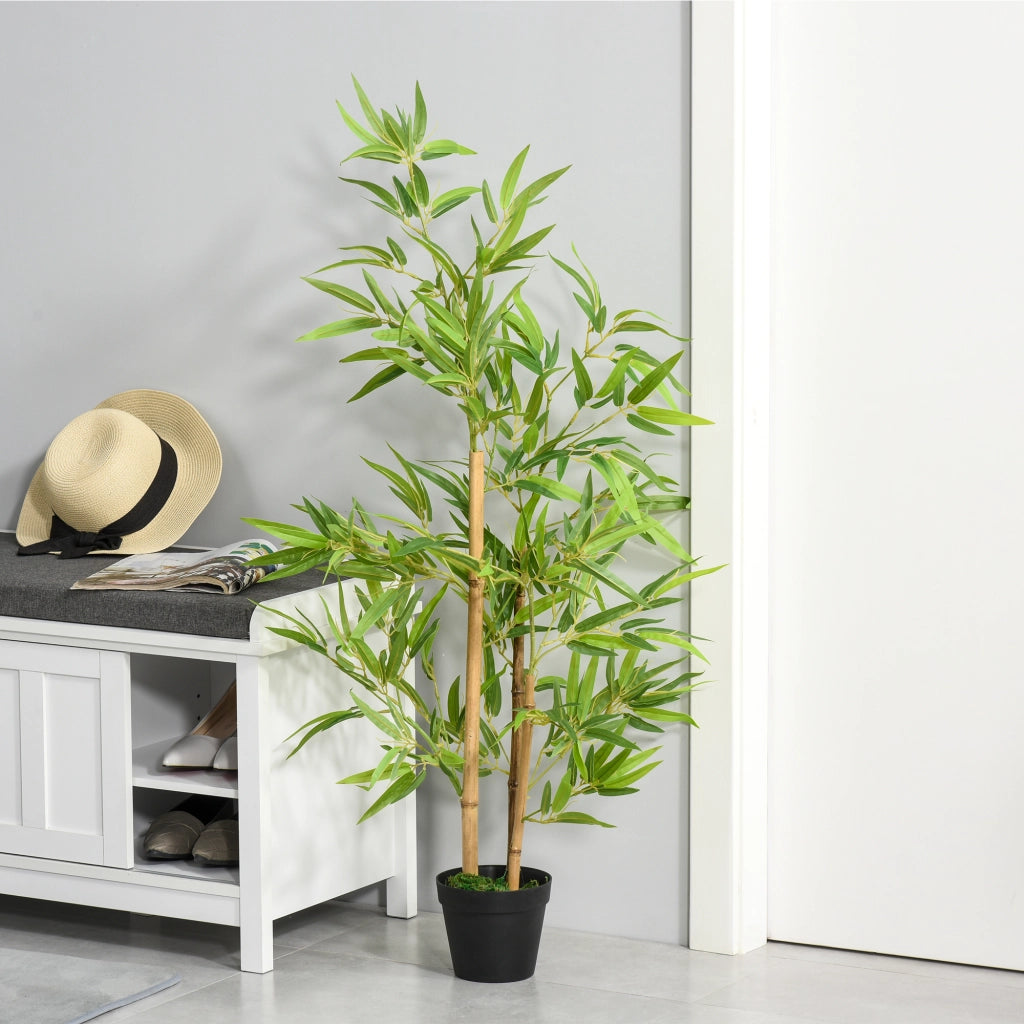 Pianta artificiale di bamb¨´ con vaso ¨C zephmum ¨C altezza 120 cm