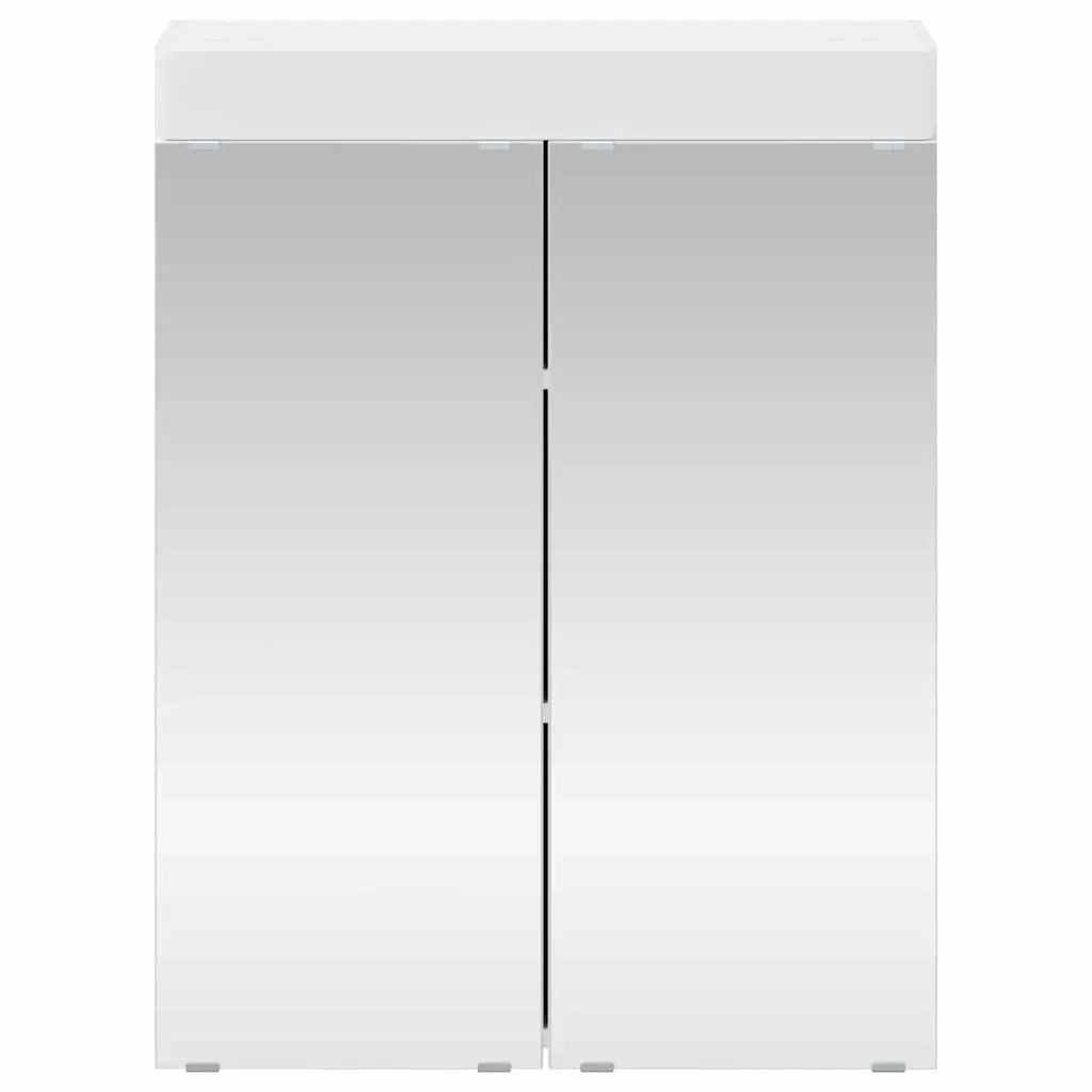 Mobiletto per specchio da Bagno | Armadio da bagno TULUM Bianco 60 x 16,5 x 78 cm