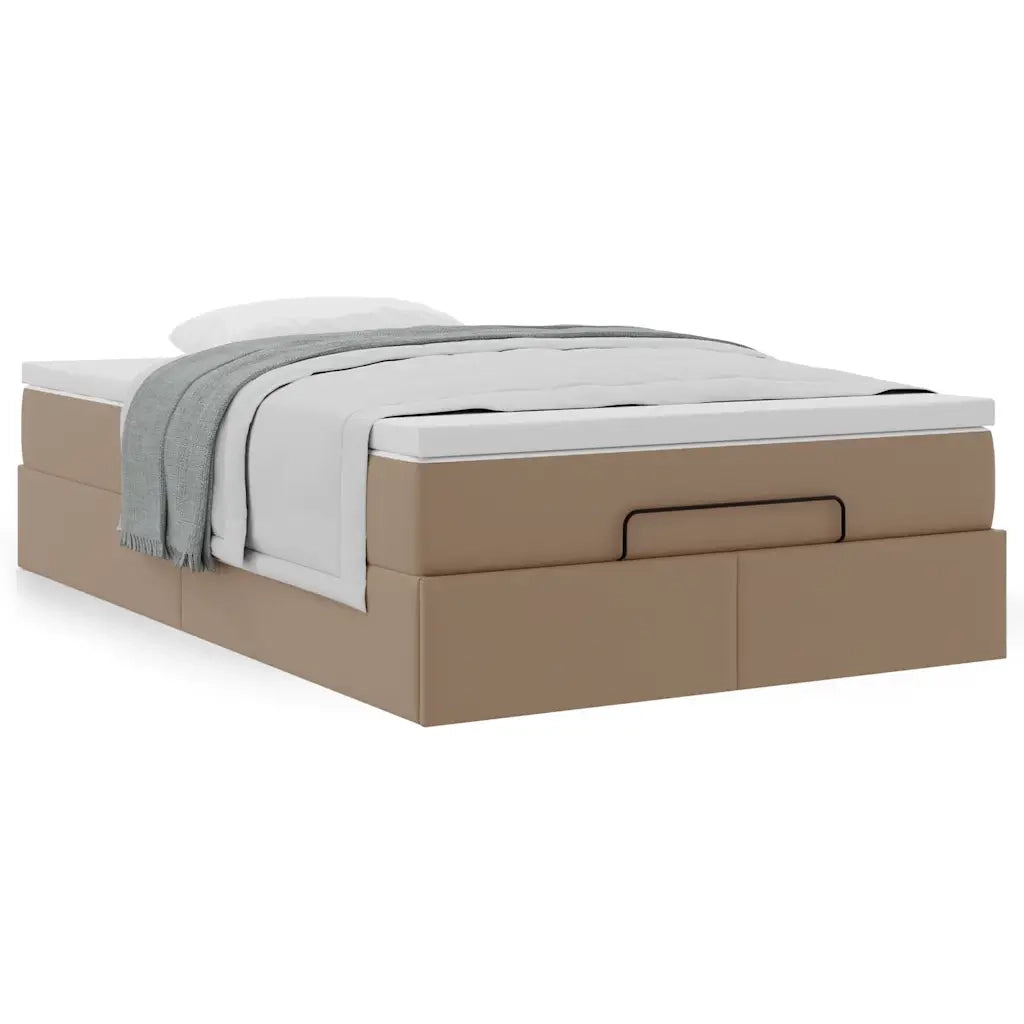 Struttura Letto Pouf con Materasso 120x200 cm Similpelle 3311035