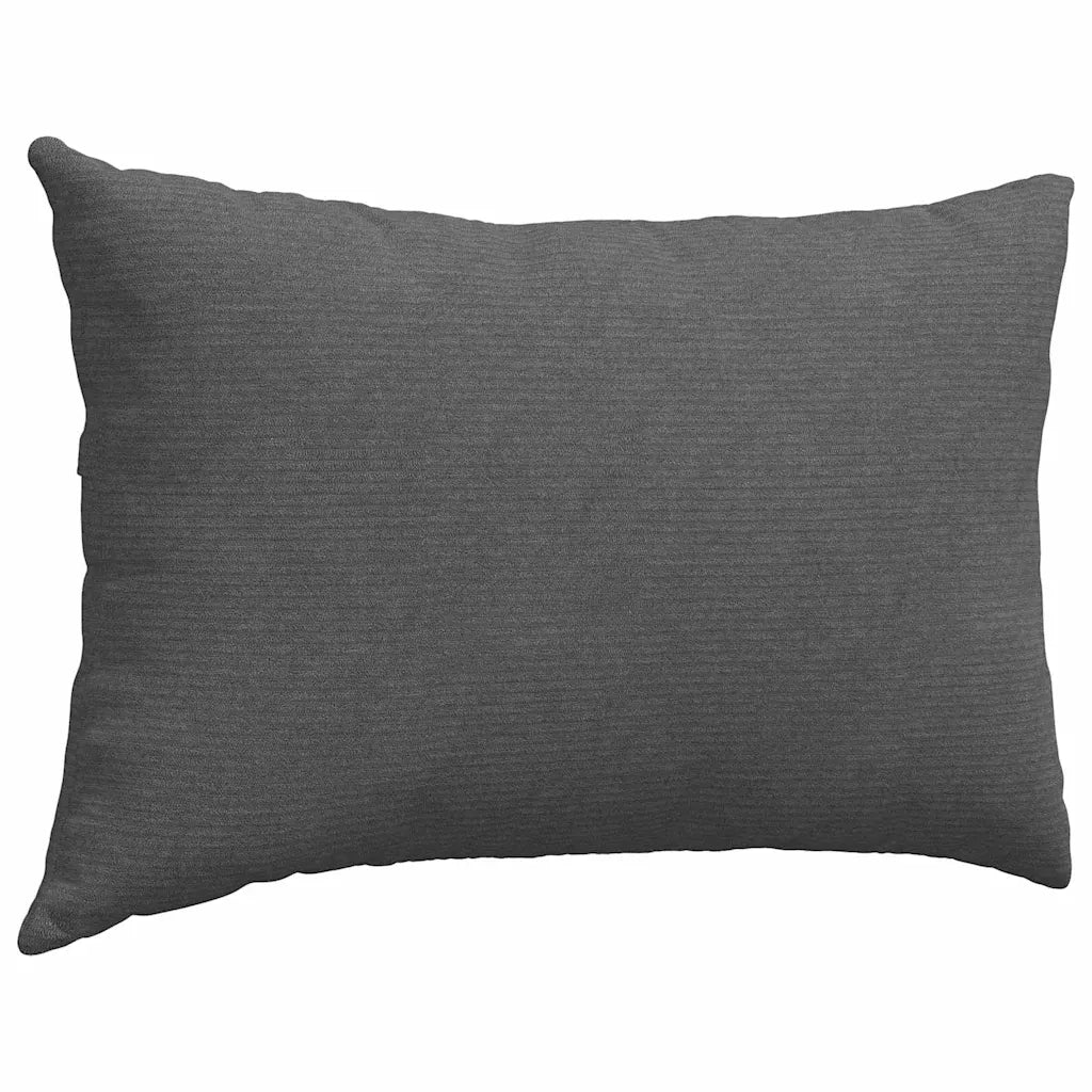Cuscini da Divano 2 pz | Cuscini per sedie Grigio scuro 60 x 40 cm