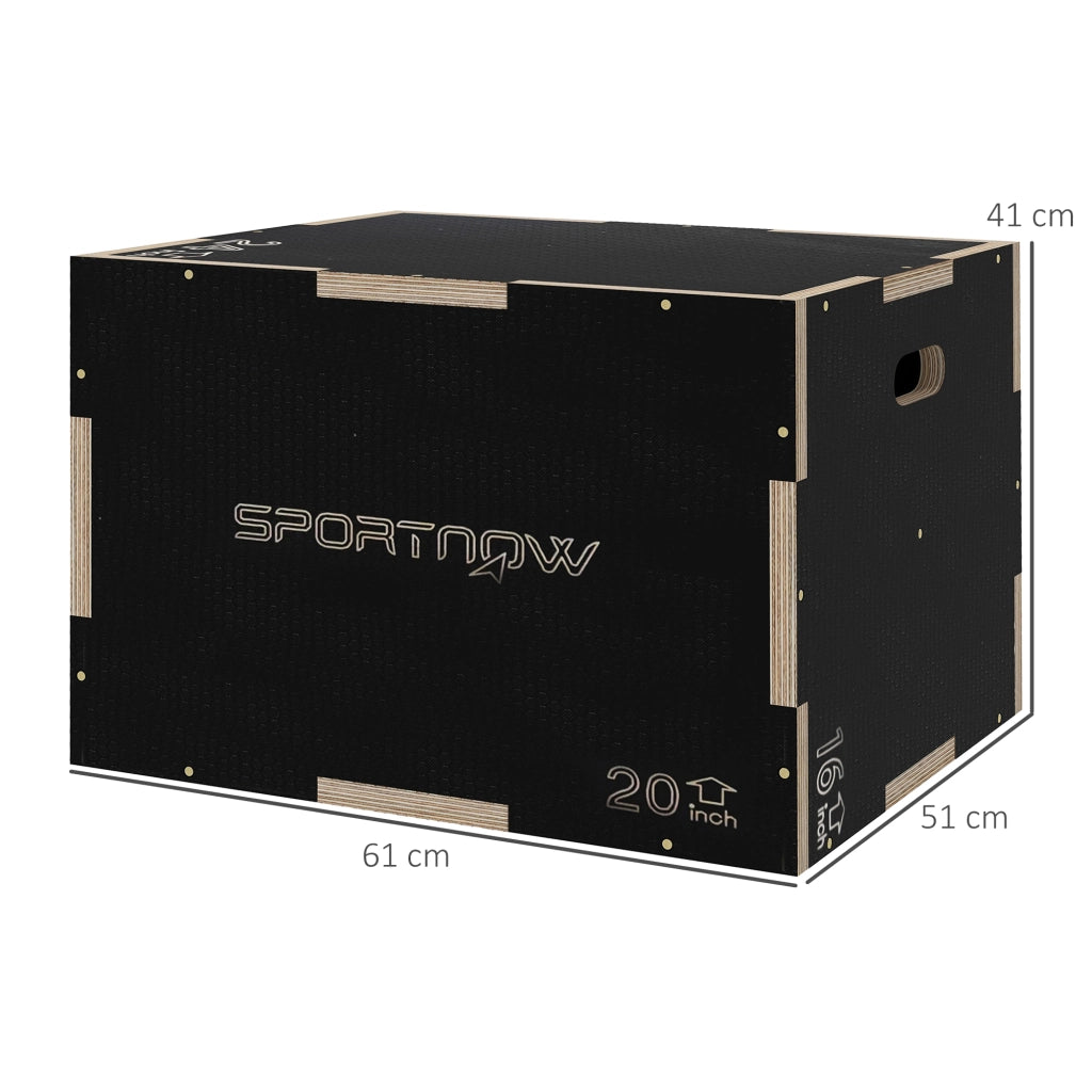 Plyo Box ¨C zephmum ¨C Nero 61x51x41 cm